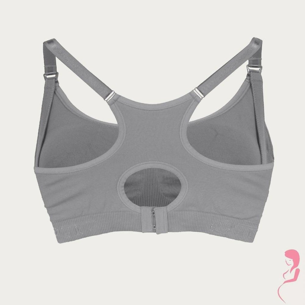 Cake Lingerie Zwangerschapsbh / Meegroeibh Cotton Candy Staal Grijs