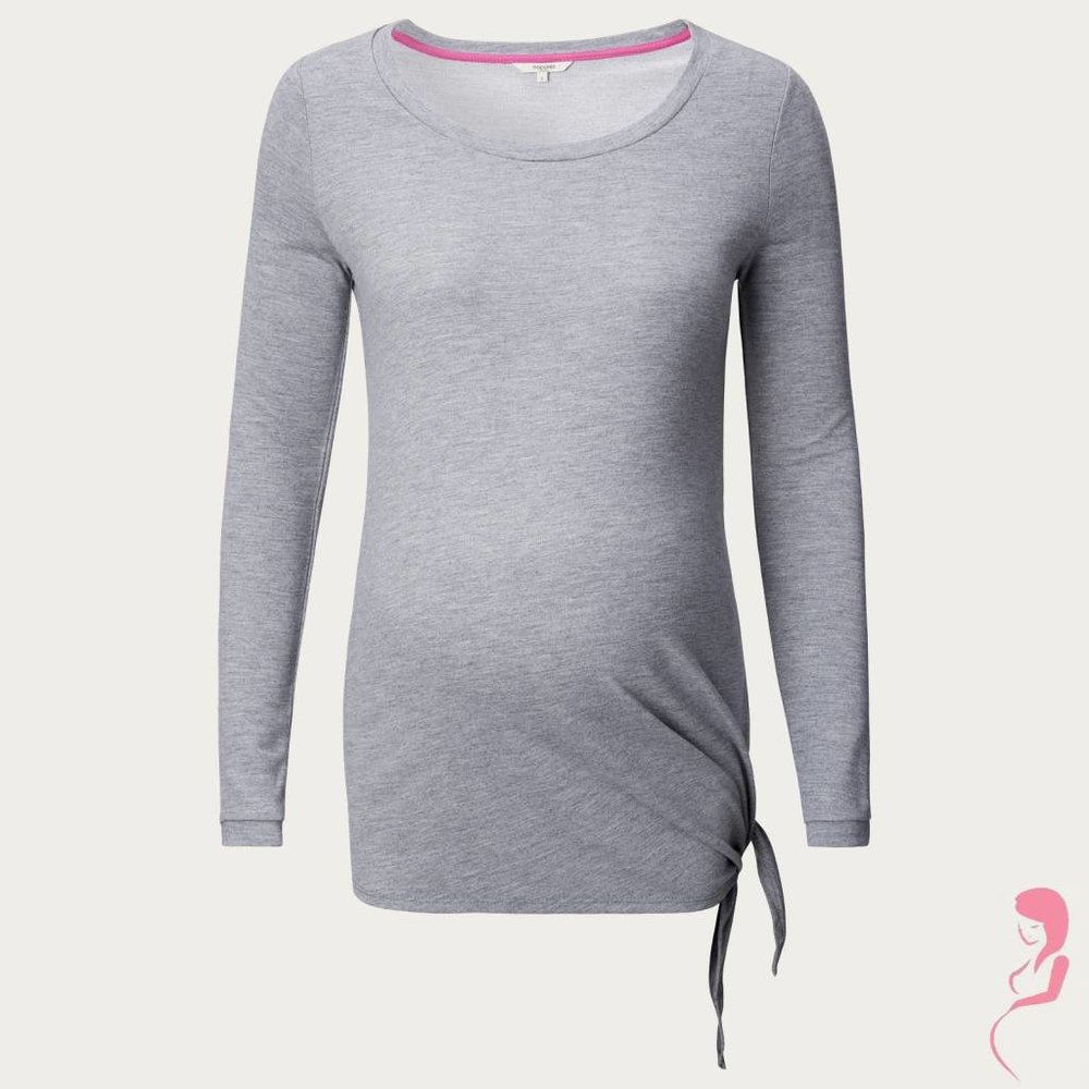 Noppies Zwangerschapstop Positietop Sport Heather Lange mouw Grijs Noppies Zwangerschapstop Positietop Sport Heather Lange mouw Grijs