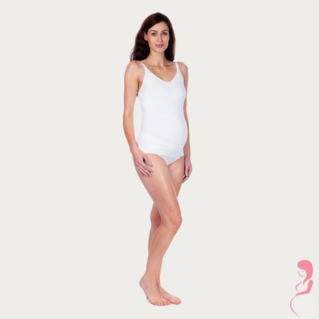 Noppies Borstvoedingstop Voedingstop Naadloos Wit Noppies Borstvoedingstop Voedingstop Naadloos Wit