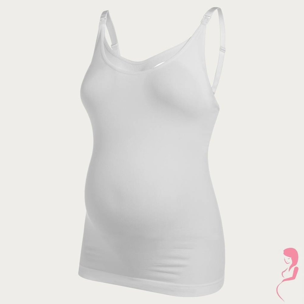 Noppies Borstvoedingstop Voedingstop Naadloos Wit Noppies Borstvoedingstop Voedingstop Naadloos Wit