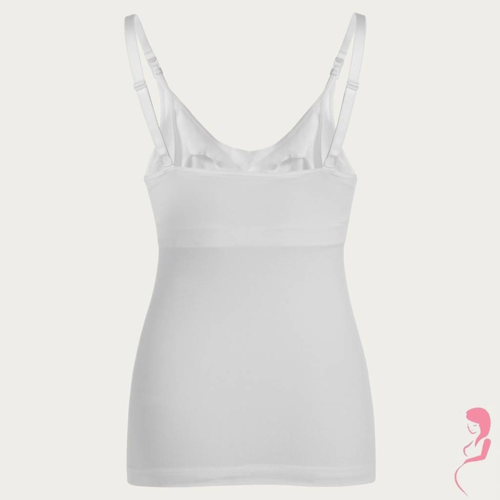 Noppies Borstvoedingstop Voedingstop Naadloos Wit Noppies Borstvoedingstop Voedingstop Naadloos Wit