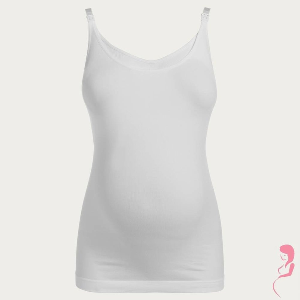 Noppies Borstvoedingstop Voedingstop Naadloos Wit Noppies Borstvoedingstop Voedingstop Naadloos Wit