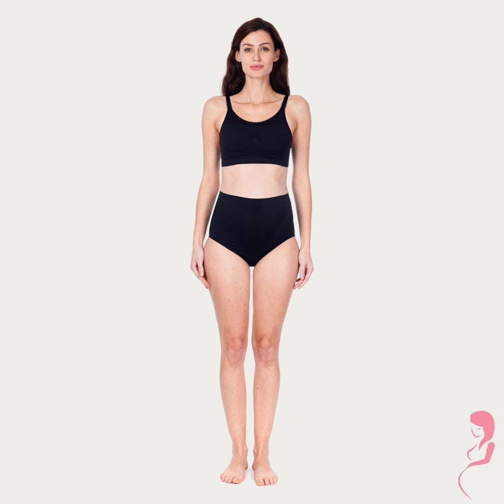 Noppies Zwangerschapsslip Positieslip Hoog Naadloos Zwart