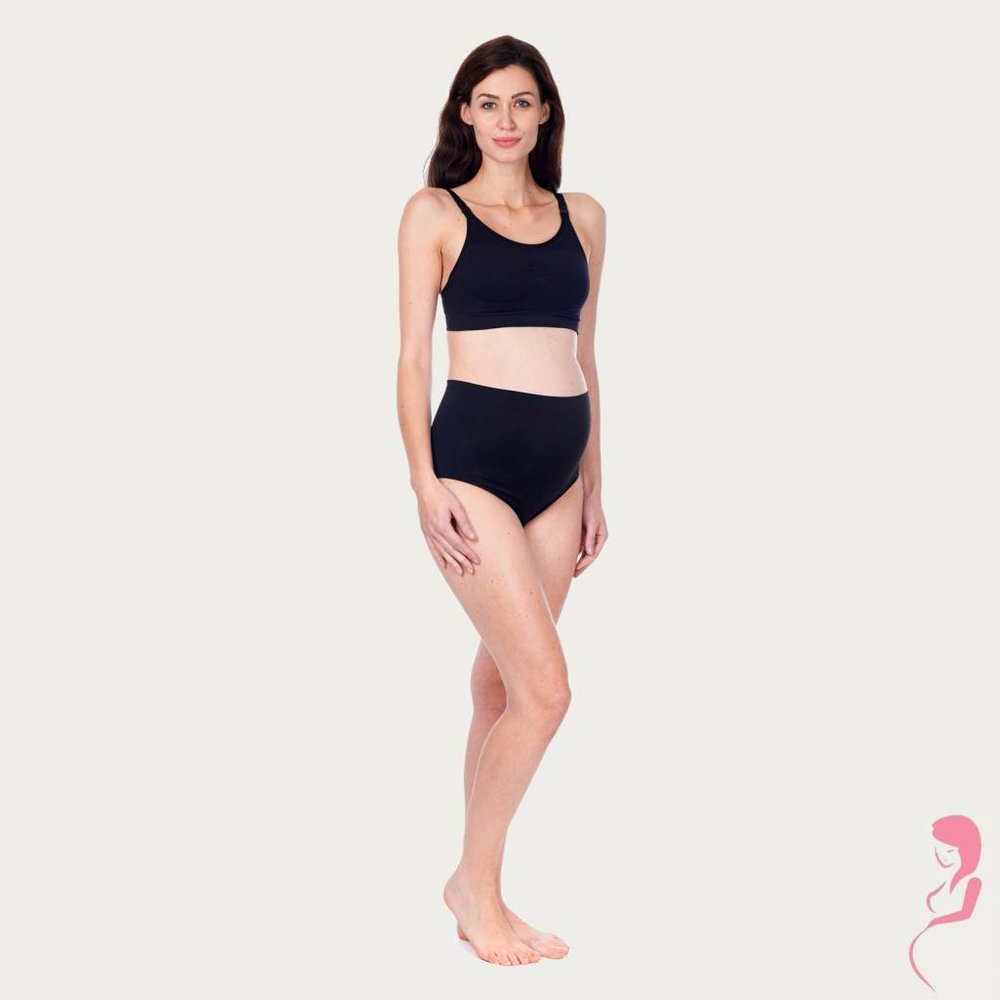 Noppies Zwangerschapsslip Positieslip Hoog Naadloos Zwart