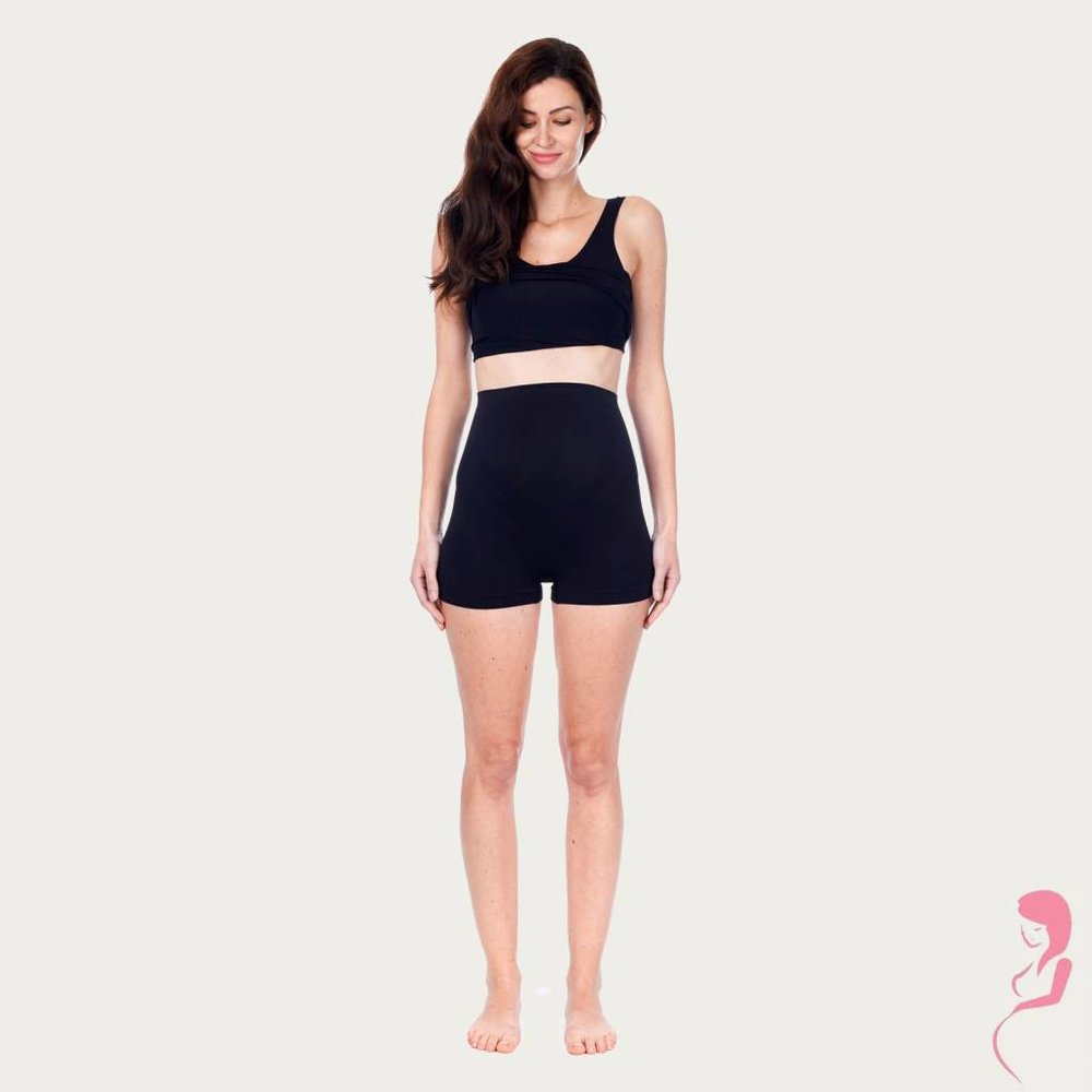 Noppies Zwangerschapsshort Positieshort Hoog Naadloos Zwart Noppies Zwangerschapsshort Positieshort Hoog Naadloos Zwart