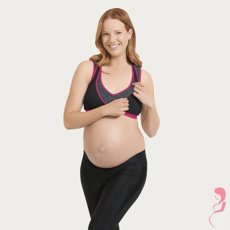 Cake Lingerie Yoga / Sport speciaal voor de borstpomp Lotus Zwart / Rose Cake Lingerie Yoga / Sport speciaal voor de borstpomp Lotus Zwart / Rose