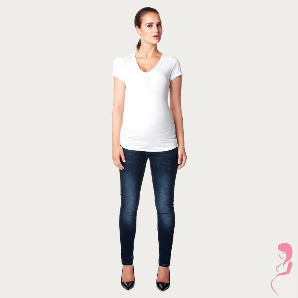 Noppies Zwangerschapsjeans Positiejeans Mia Slim Jeans Dark Stone Wash Noppies Zwangerschapsjeans Positiejeans Mia Slim Jeans Dark Stone Wash