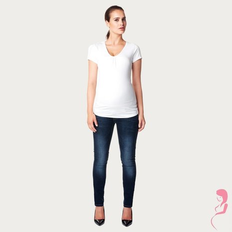 Noppies Zwangerschapsjeans Positiejeans Mia Slim Jeans Dark Stone Wash Noppies Zwangerschapsjeans Positiejeans Mia Slim Jeans Dark Stone Wash