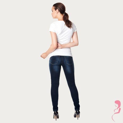 Noppies Zwangerschapsjeans Positiejeans Mia Slim Jeans Dark Stone Wash Noppies Zwangerschapsjeans Positiejeans Mia Slim Jeans Dark Stone Wash
