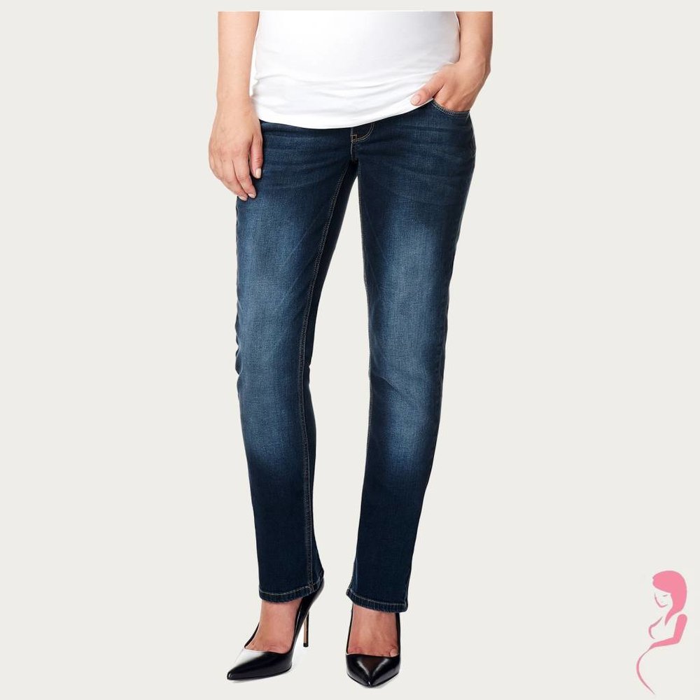Noppies Zwangerschapsjeans Positiejeans Mena Plus Recht Dark Stone Wash Noppies Zwangerschapsjeans Positiejeans Mena Plus Recht Dark Stone Wash
