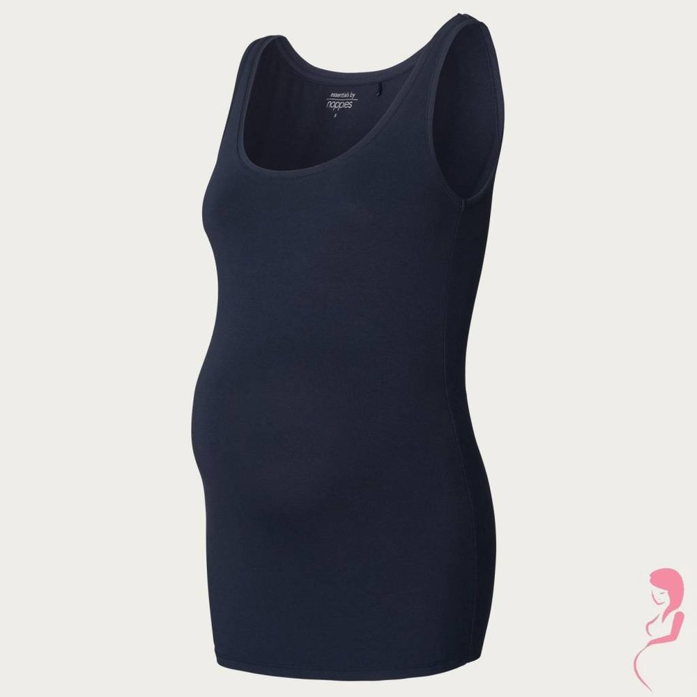Noppies Zwangerschapstop Positietop Amsterdam Naadloos Donker Blauw Noppies Zwangerschapstop Positietop Amsterdam Naadloos Donker Blauw