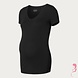 Noppies Zwangerschapsshirt V Hals Rome Korte Mouw Zwart Noppies Zwangerschapsshirt V Hals Rome Korte Mouw Zwart