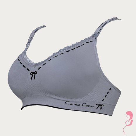 Cache Coeur Positiebh Voedingsbh Illusion Grijs Grey Cache Coeur Positiebh Voedingsbh Illusion Grijs Grey