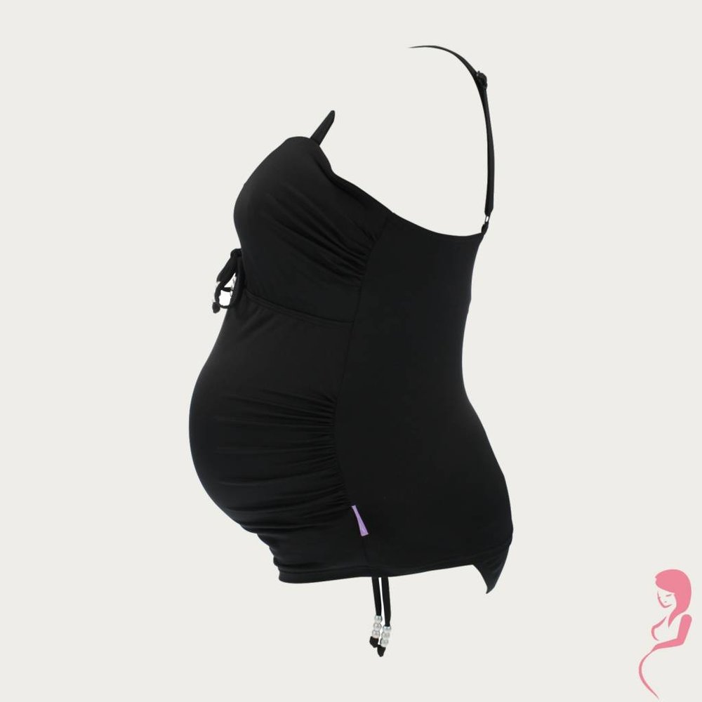 Petit Amour ZwangerschapsTankini / PositieTankini Cameron Black MaxiCup Plus