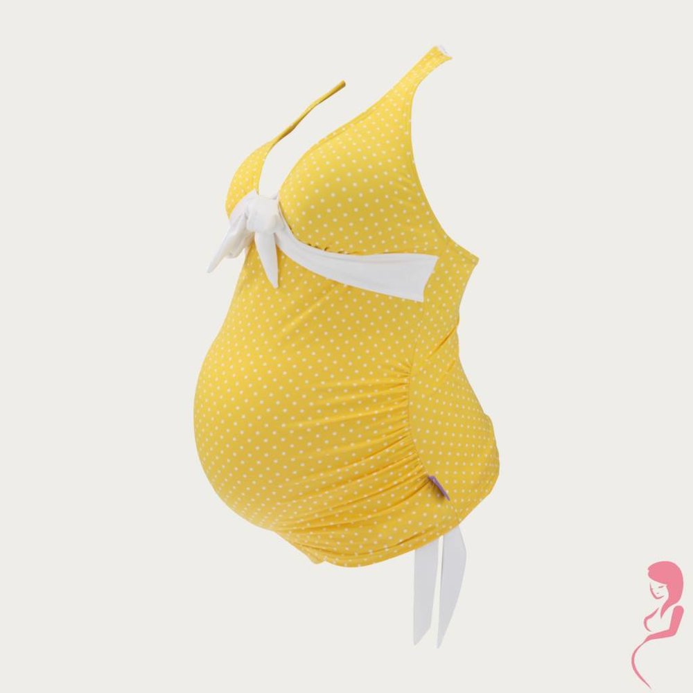 Petit Amour ZwangerschapsTankini / PositieTankini Annie Geel / Yellow