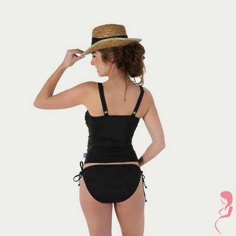 Petit Amour ZwangerschapsTankini / PositieTankini Cameron Black MaxiCup Plus