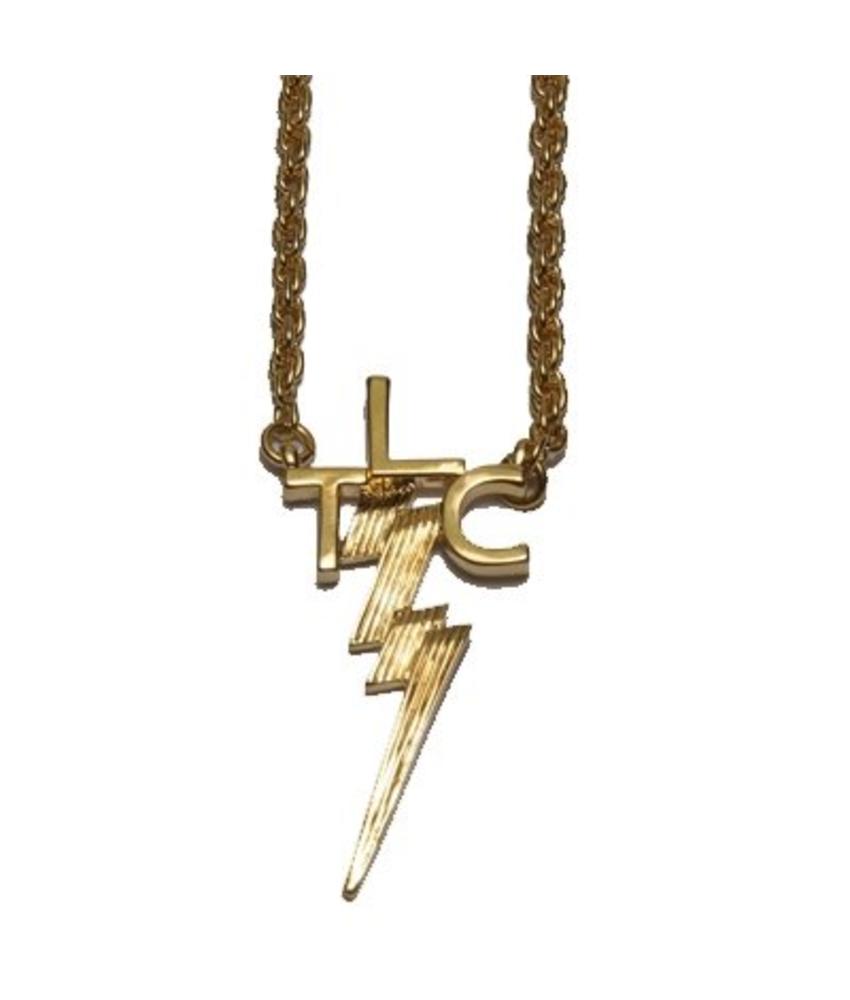 Elvis Presley Lowell Hays Sterling Silver Plated TCB Necklace - Lisa Marie  Size