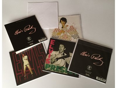 Elvis Greeting Cards - Set Of Twee Pieces