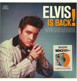 Elvis Is Back! - Alternate Cover Colored Orange Vinyl 33 RPM - Wax Time Label