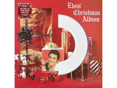 Elvis' Christmas Album On White Vinyl 33RPM - Dol Records Label