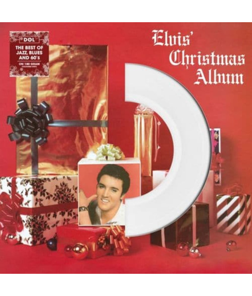 Elvis' Christmas Album On White Vinyl 33RPM - Dol Records Label