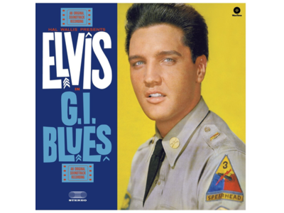 Elvis In GI Blues - 33 RPM Vinyl Wax Time Label