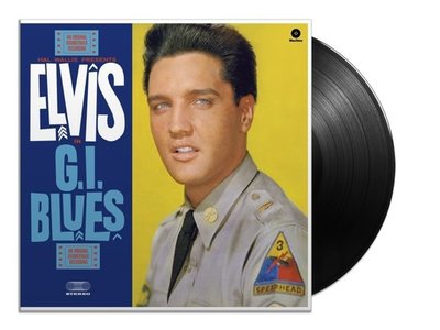 Elvis In GI Blues - 33 RPM Vinyl Wax Time Label