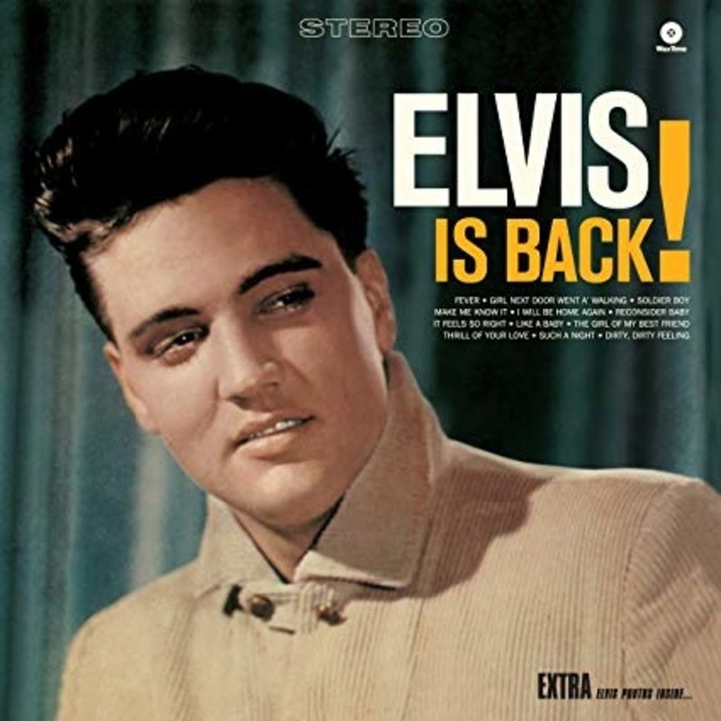 Elvis Is Back! - 33 RPM Vinyl Wax Time Label