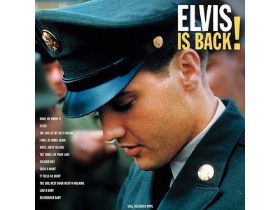 Elvis Is Back! - 33 RPM Vinyl Not Now Music Label - Alternate Cover