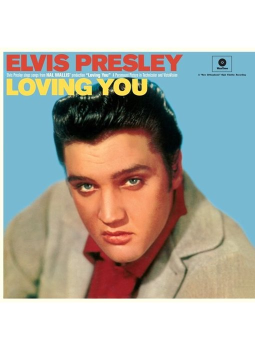 Elvis Presley In Loving You - 33 RPM Vinyl Wax Time Label - Original Cover Picture