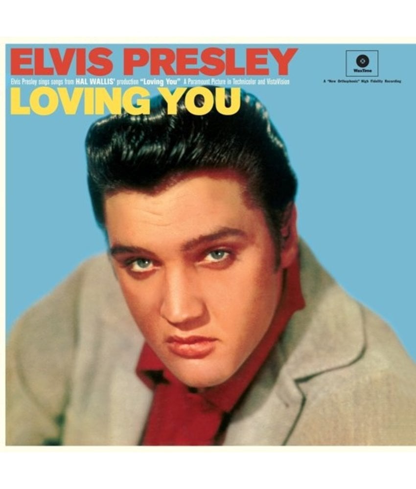 Elvis Presley In Loving You - 33 RPM Vinyl Wax Time Label - Original Cover Picture