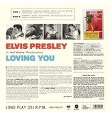 Elvis Presley In Loving You - 33 RPM Vinyl Wax Time Label - Original Cover Picture