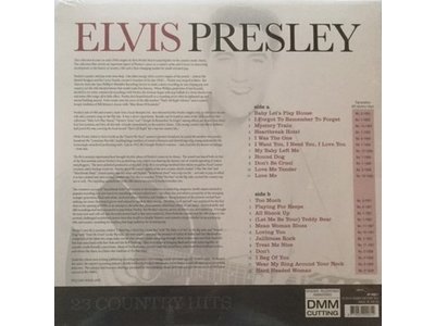 Elvis Presley 23 Country Hits - 33 RPM Vinyl Vinyl Passion Label