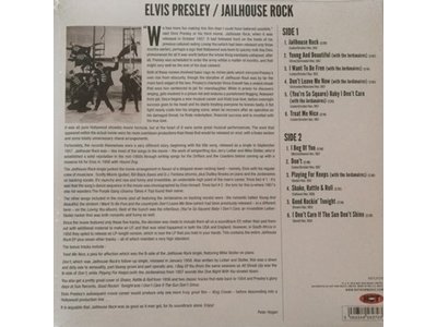 Elvis Presley Jailhouse Rock Coloured Vinyl - 33 RPM Vinyl Not Now Music Label