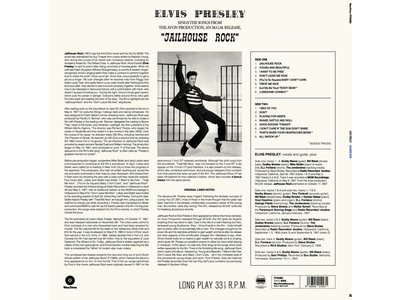 Elvis Presley Jailhouse Rock - 33 RPM Vinyl Wax Time Label