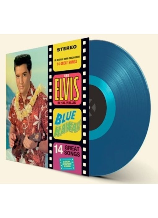 Elvis Presley Blue Hawaii - Blue Vinyl - 33 RPM Vinyl Wax Time Label