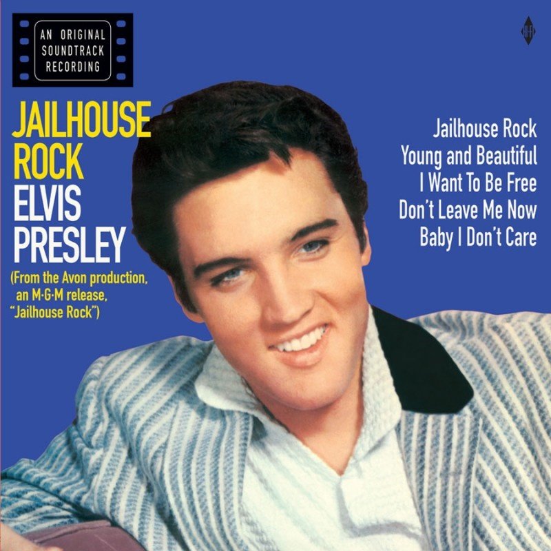 Elvis Presley Jailhouse Rock - Red Vinyl - 33 RPM Vinyl Wax Time Label