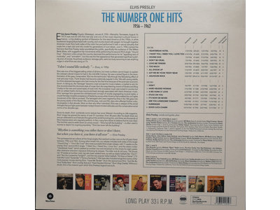 Elvis Presley The Number One Hits 1956-1962 - 33 RPM Vinyl Wax Time Label