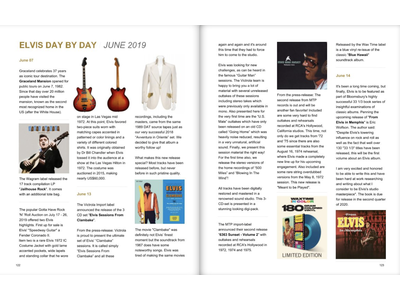 Elvis Day By Day 2019 - The Illustrated Chronology Of 2019