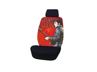 Car seat cover Elvis Comeback Special - Red Background