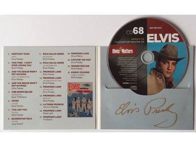 Magazine With CD - ELVIS 68