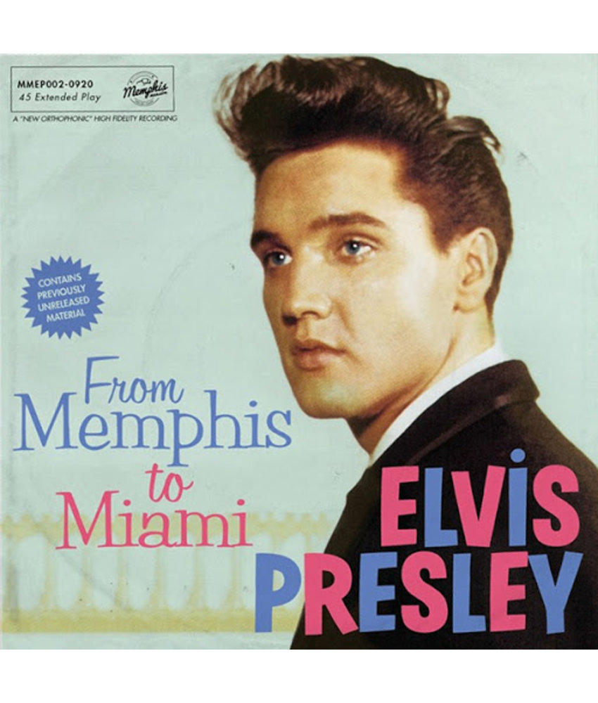 Elvis Presley From Memphis To Miami Black Vinyl Ep Memphis Mansion Label Shopelvismatters