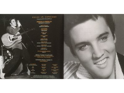 Elvis In Concert Program Book UK Tour 2019