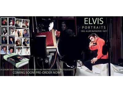 Elvis Portraits A Life In Photos 1935 - 1977 Hardcover Book