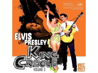 Elvis Presley King Creole Vol 3 - Orange Vinyl EP Memphis Mansion Label