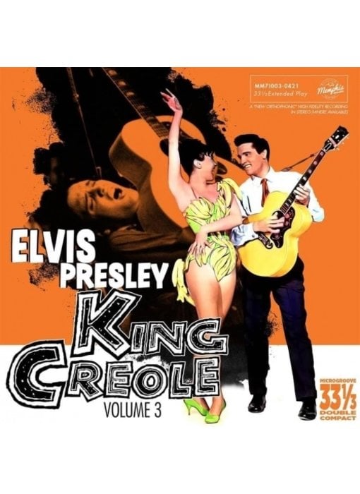 Elvis Presley King Creole Vol 3 - Orange Vinyl EP Memphis Mansion Label