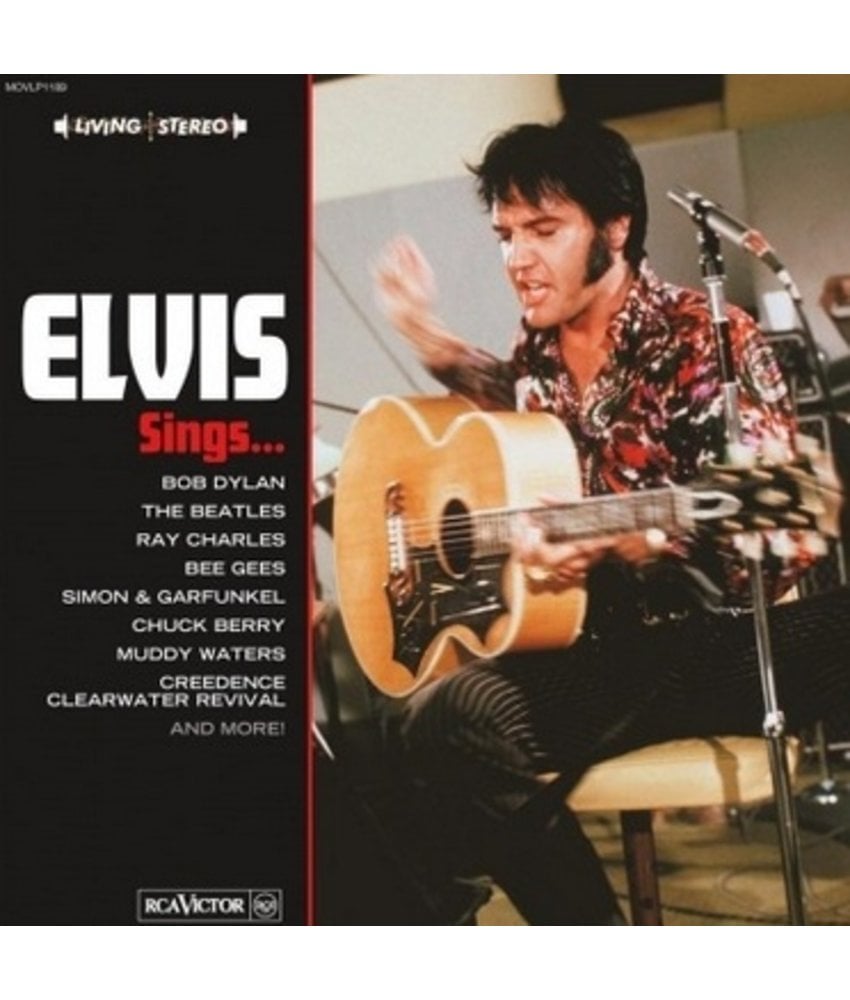 Elvis Sings 33 RPM Music On Vinyl RCA Label