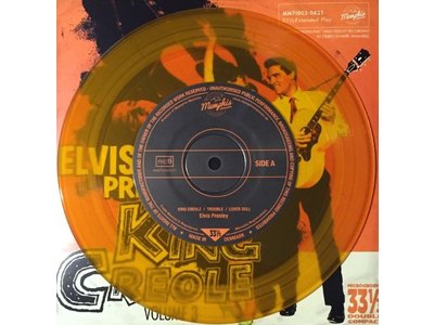 Elvis Presley King Creole Vol 3 - Orange Vinyl EP  Memphis Mansion Label