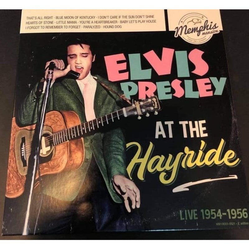 Elvis Presley - At The Hayride - Live 1954/1956 Black Swirl Vinyl 10 -  ShopElvisMatters