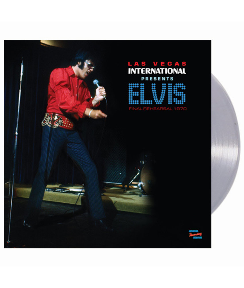 MRS - Las Vegas International Presents Elvis Final Rehearsel 1970 - 1 LP Clear Vinyl